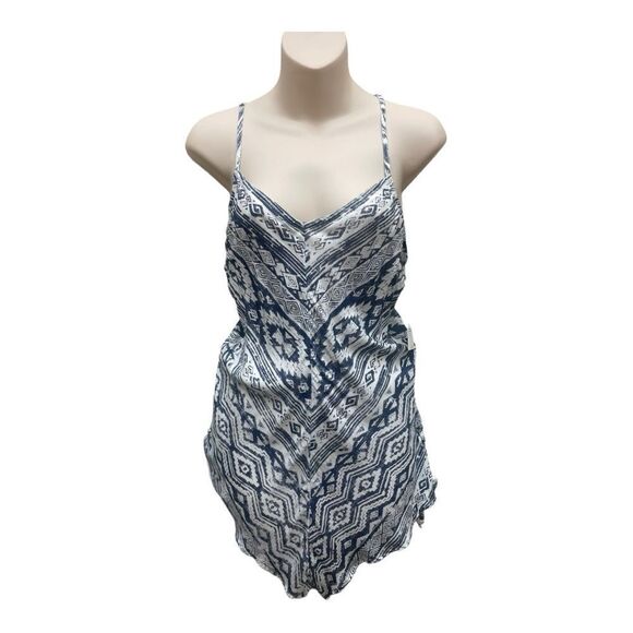 NWT Billabong Keep Dreamin Blue Print Romper Size M Festival Boho - Picture 4 of 10